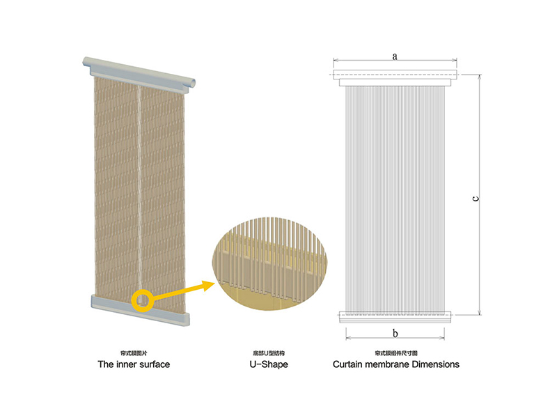 PTFE中空纖維簾式膜 PTFE中空纖維簾式膜